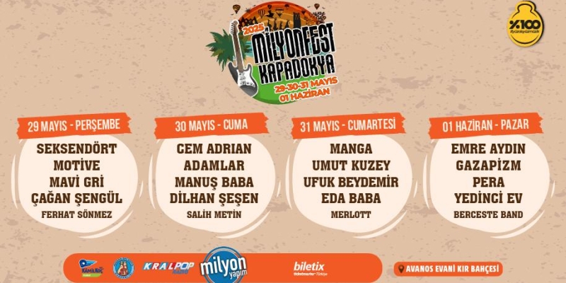 Milyonfest Kapadokya - Pazar
