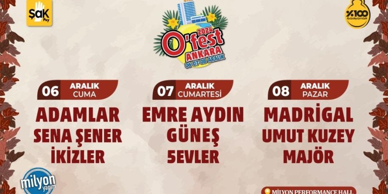 O Fest Ankara - Cuma